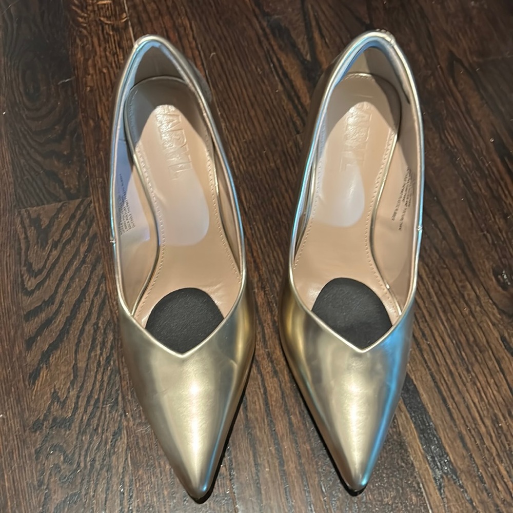 Gold heels